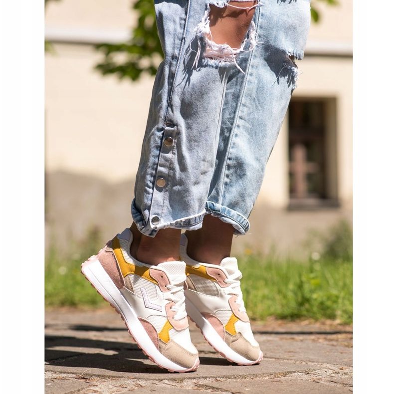 SHELOVET Színes cipők fehér sokszínű 1