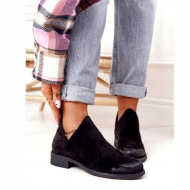 PS1 Fekete Hillary női csizma kivágással 5