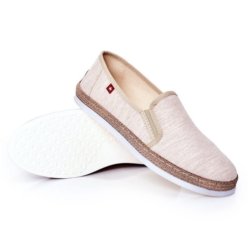 Férfi espadrilles Big Star HH176001 Bézs 1