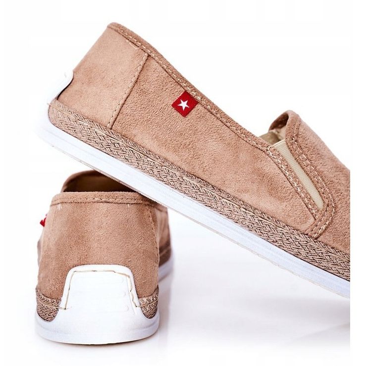 Férfi Suede Espadrilles Big Star HH176003 Bézs 1