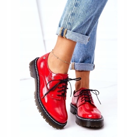 Női Oxford Maciejka 04087-08 Bőrcipő Piros 1