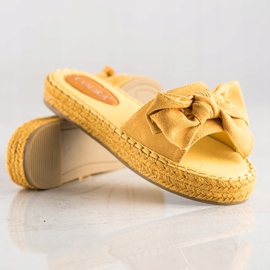 Coura Espadrilles papucs íjjal sárga 2 Coura Espadrilles papucs íjjal sárga 2