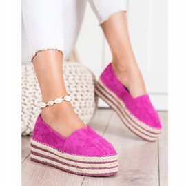 Mannika Espadrilles magas platformon rózsaszín 1 Mannika Espadrilles magas platformon rózsaszín 1