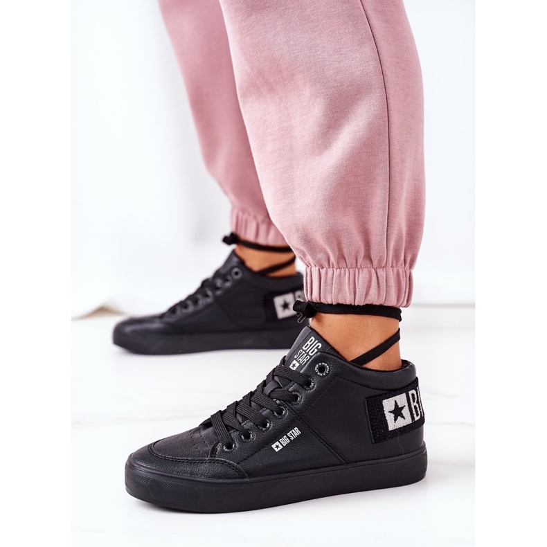 Női cipők Big Star Warm Black EE274351 fekete 2