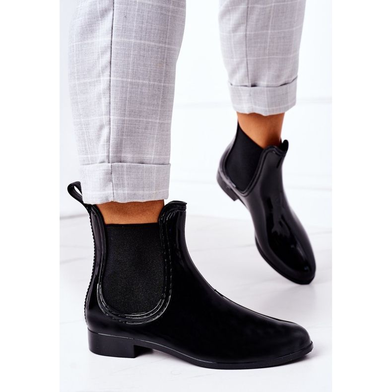 Esernyő Fényes, fekete Jodhpur csizma 2