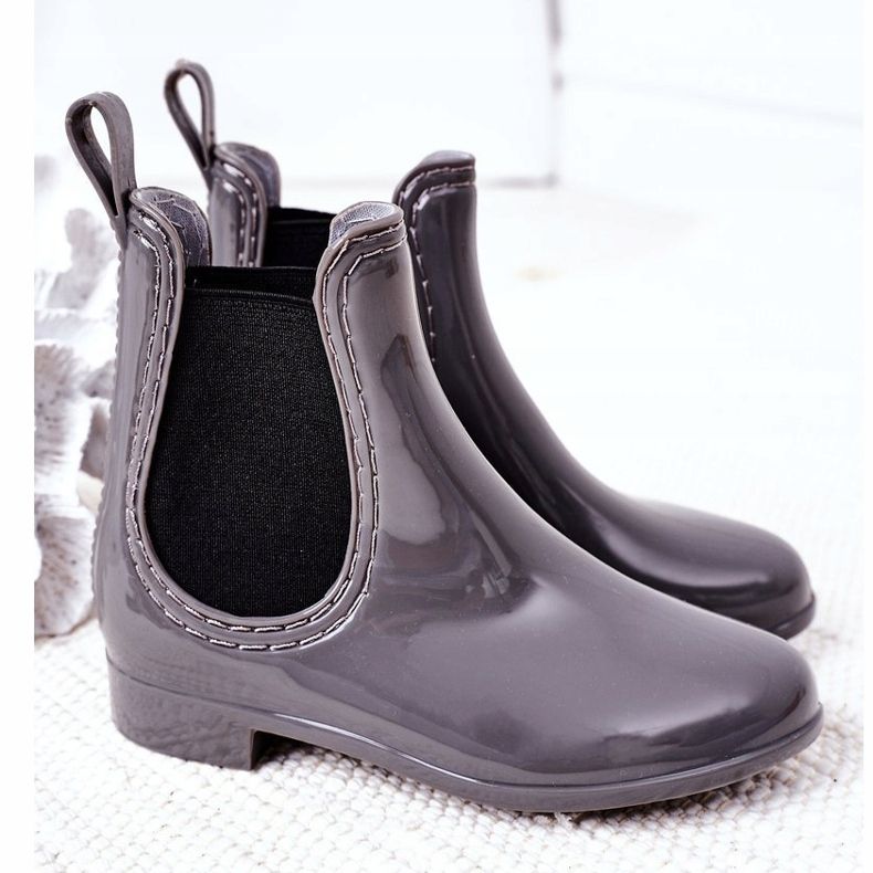 Gyermek Galoshes Jodhpur csizma Szürke liliom 2 Gyermek Galoshes Jodhpur csizma Szürke liliom 2