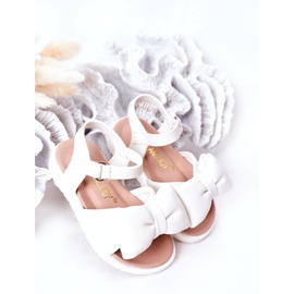 FR1 Gyermek szandál fehér Abbie íjjal 2