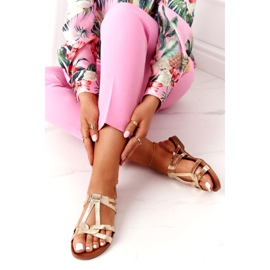 S.Barski Elegáns szandál S. Barski 541-A1 Gold aranysárga 3