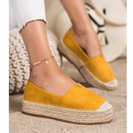 Primavera Espadrilles A Platformon sárga 2