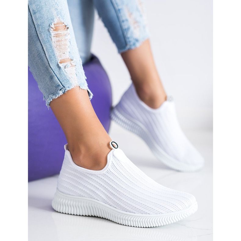 SHELOVET Textil sportcipő fehér 2