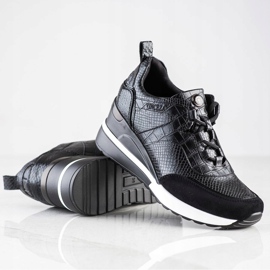 VINCEZA Wedge cipők fekete 1