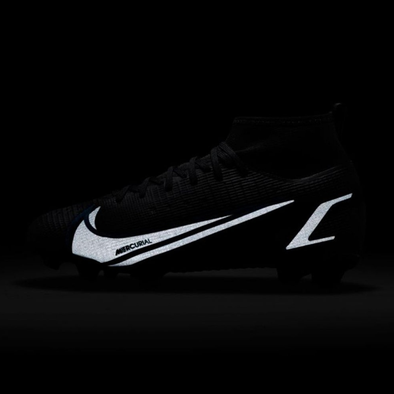 Nike Mercurial Superfly 8 Pro Fg Jr CV0804-004 futballcipő fekete fekete 2