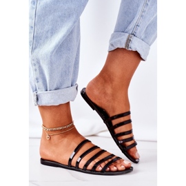 Lapos gumi papucs fekete utazás velem 2