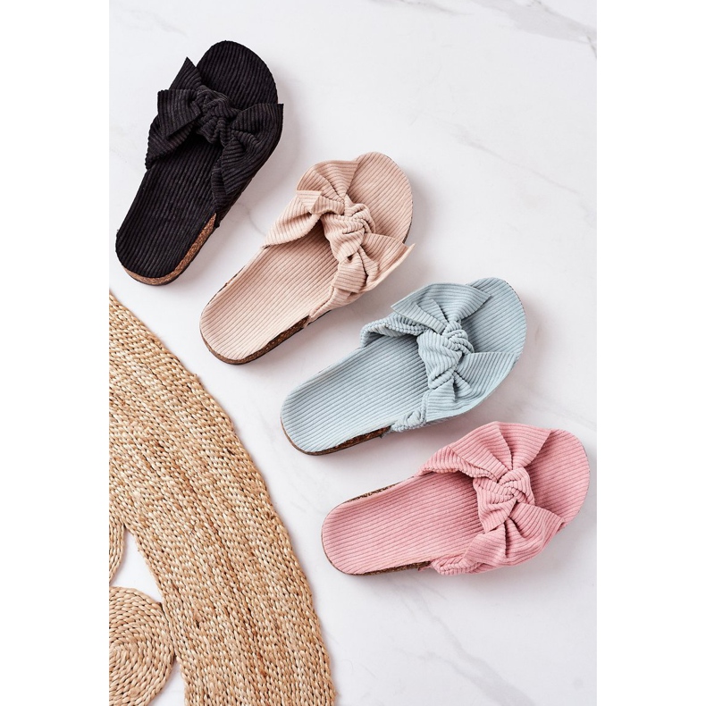 PS1 Kordbársony papucs menta nyári parafa zöld 1