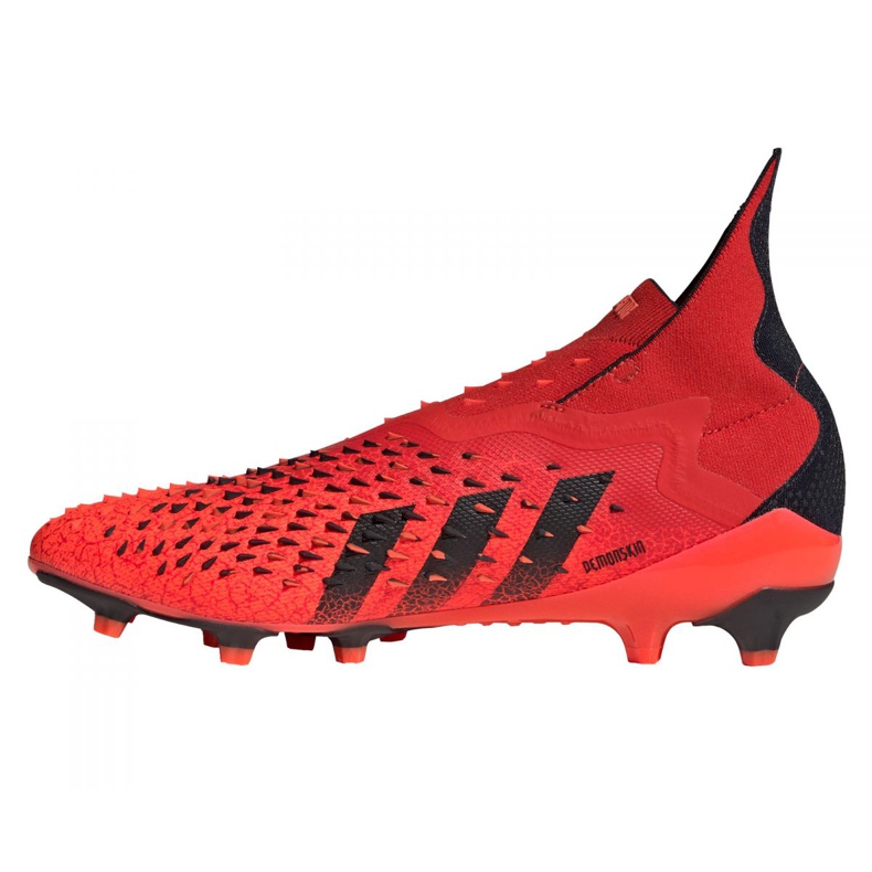 Adidas Predator Freak + Ag M FY8427 futballcipő piros piros 1 Adidas Predator Freak + Ag M FY8427 futballcipő piros piros 1