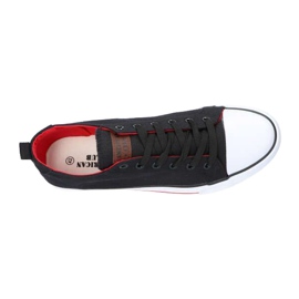 Fekete American Club LH26 / 21 Cipők piros 3
