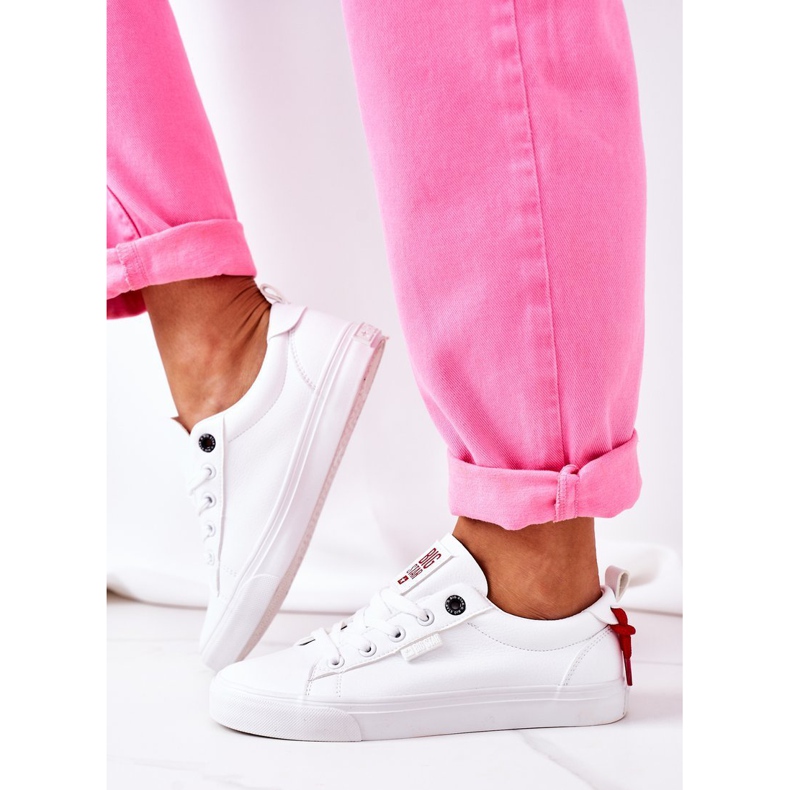 Női bőr cipők Big Star GG274160 Fehér 2