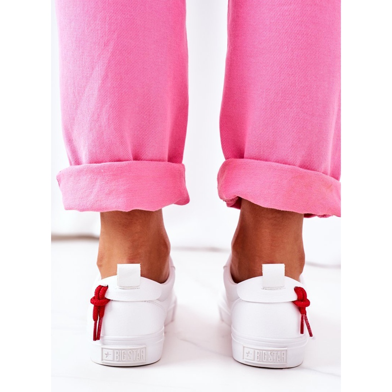 Női bőr cipők Big Star GG274160 Fehér 1