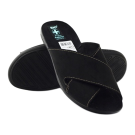 Férfi papucs Adanex 20310 fekete 3 Férfi papucs Adanex 20310 fekete 3