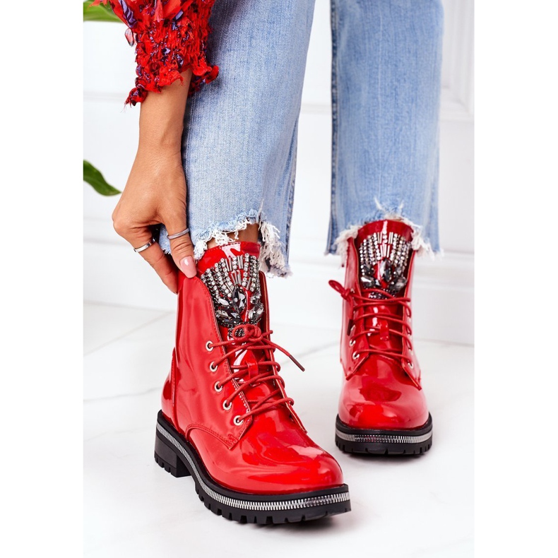 PS1 Lakkozott meleg dolgozók vörös figyelemmel köbös cirkónium piros 2 PS1 Lakkozott meleg dolgozók vörös figyelemmel köbös cirkónium piros 2