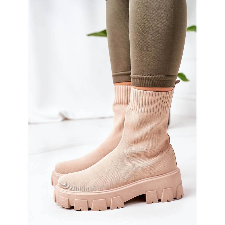 PS1 Rugalmas szövet dolgozói a platformon Bézs Inspiráció 1