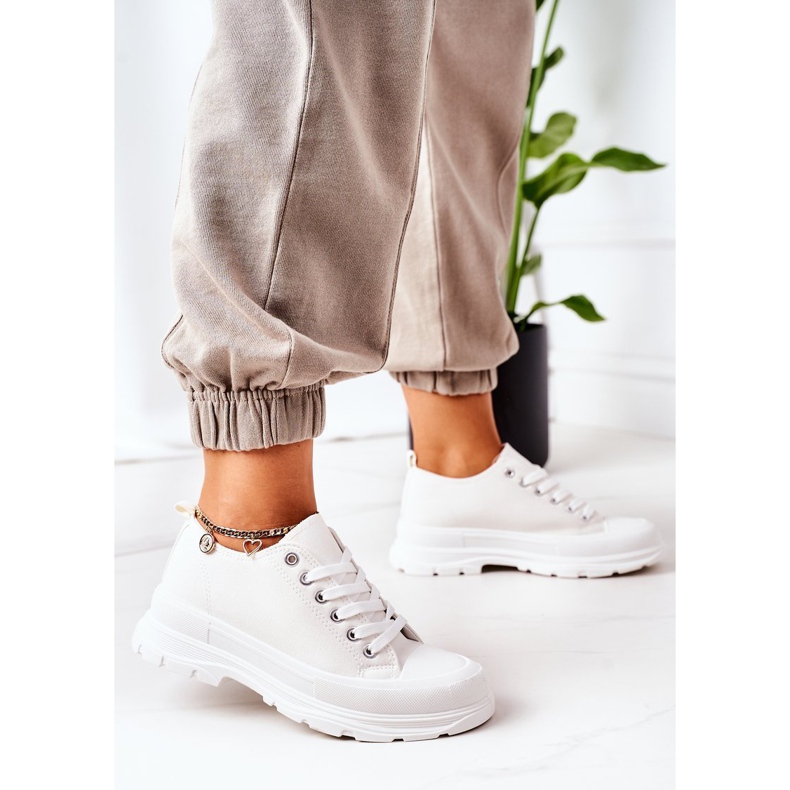 Női cipők Fehér utazási idő 2