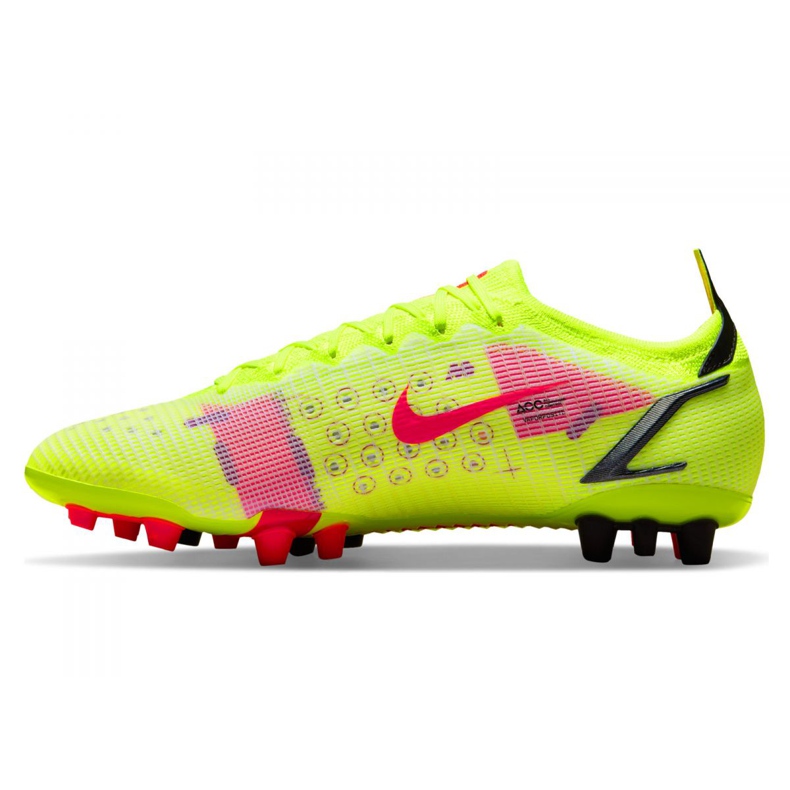 Nike Vapor 14 Elite Ag M CZ8717-760 futballcipő sárga zöld 1
