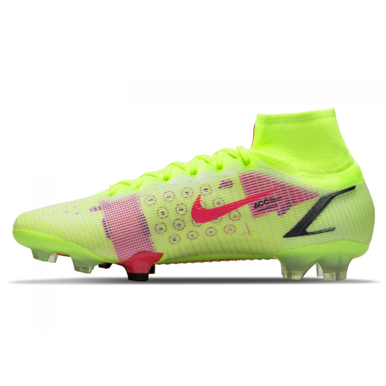 Nike Superfly 8 Elite Fg M CV0958-760 futballcipő zöld neon zöld 1
