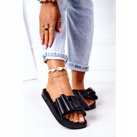 PS1 Gumi papucs íjjal fekete április 1