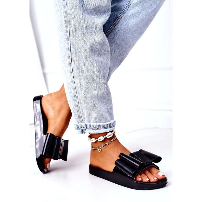 PS1 Gumi papucs íjjal fekete április 3