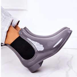 Fényes szürke esernyő Jodhpur csizma 3