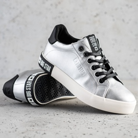 Női cipők Big Star II274034 ezüst 1