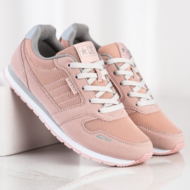 SHELOVET Könnyű sportcipők hálóval rózsaszín 1