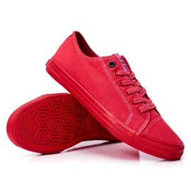 Férfi cipők Big Star Red FF174336 piros 2