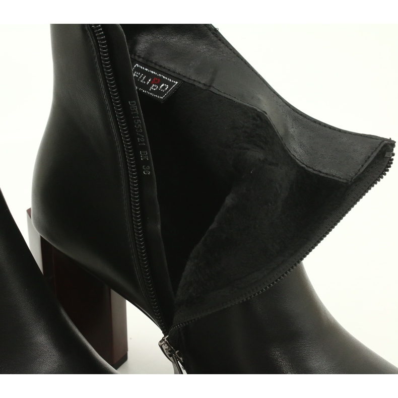 Fekete Filippo DBT1553 / 21 BK csizma 4 Fekete Filippo DBT1553 / 21 BK csizma 4