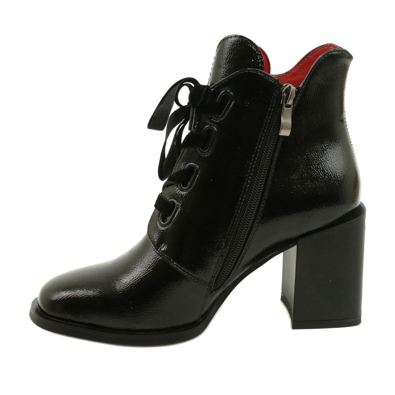 Stílusos csizma az oszlopon fekete Filippo DBT3109 / 21 BK 1