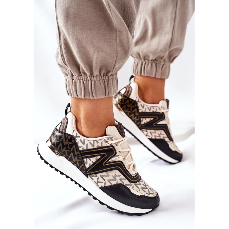 Logowane Sportcipő Cipők Bézs és Fekete Mindig 1