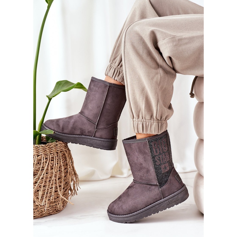 Hócsizma Big Star EE274417 Szare szürke 2