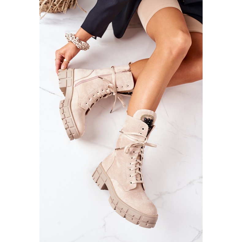 PS1 Velúr meleg dolgozók bézs Hadley kövekkel 1