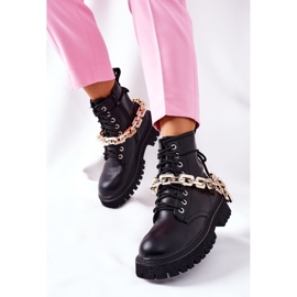 Magas stílusú fekete grál csizma 1