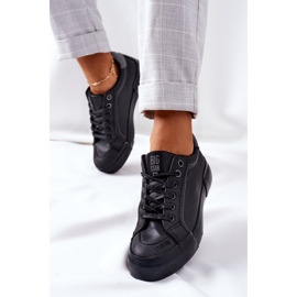 Női bőr cipők Big Star II274029 Fekete 2