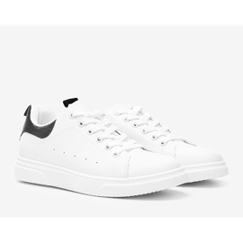 BM Fekete -fehér cipők vastag Influ talpon 2