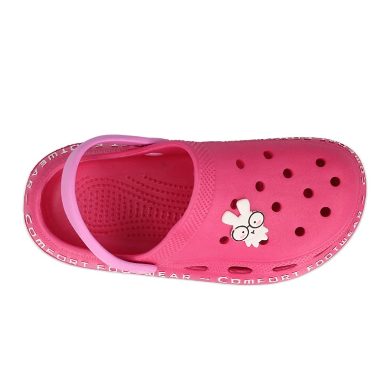 Befado más gyermekcipő - sötét rózsaszín 159Y105 fehér 2