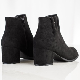 J. Star Alkalmi velúr csizma fekete 1