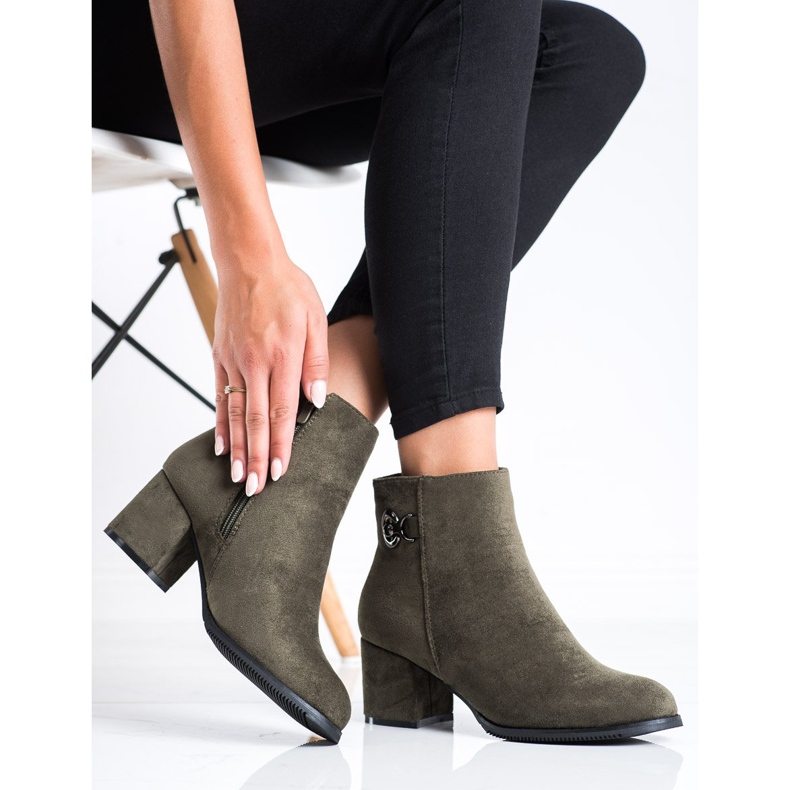 J. Star Magas sarkú csizma zöld 1