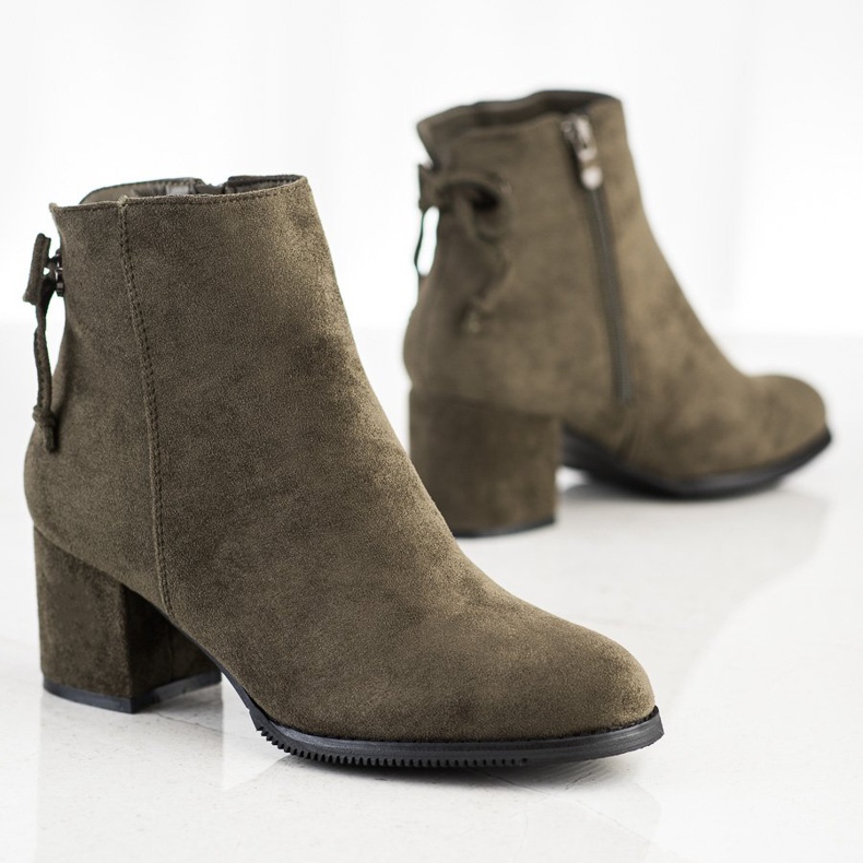 J. Star Csizma kötéssel zöld 1