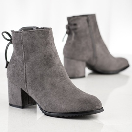 J. Star Csizma kötéssel szürke 1 J. Star Csizma kötéssel szürke 1