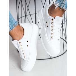 Goodin Klasszikus cipők a platformon fehér 1