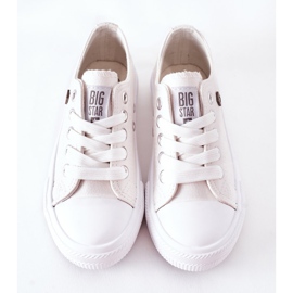 Gyermek bőr cipők Big Star FF374300 Fehér 1