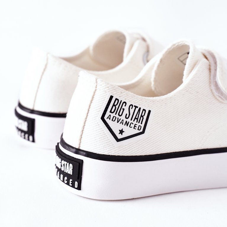 Gyermek cipők tépőzárral Big Star FF374061 Fehér 2